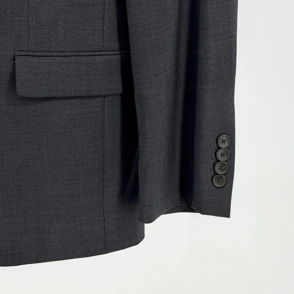 Jos. A. Bank Traveler Travel Tech Slim Fit Blazer 38R Charcoal Gray Wool Blend